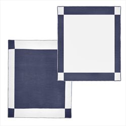 Navy with White